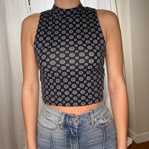 Navy shirt with cute design